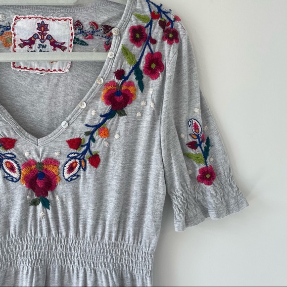 Johnny Was Floral Embroidered Dress - Picture 7 of 14
